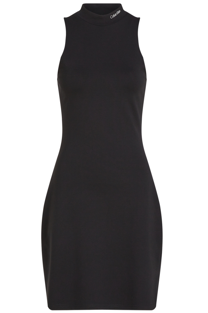 Calvin Klein zwarte dames jurk | Vooraanzicht