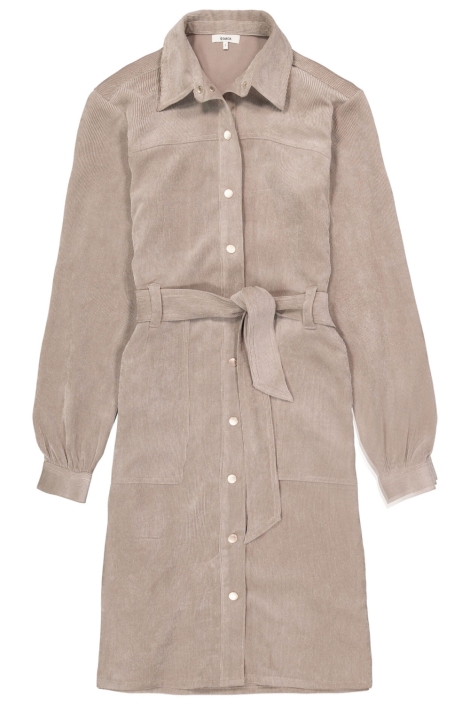 Garcia taupe dames jurk | Vooraanzicht