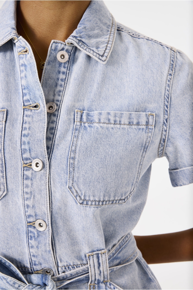 DENIM JURK BLEACHED C50285 4637 Bleached