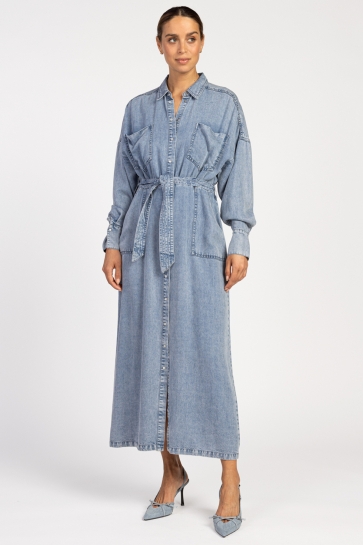 Aaiko Jurk DILIEN TEN 549 194118 DENIM BLUE