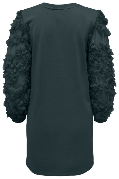 Jacqueline de Yong groene dames jurk | Achteraanzicht