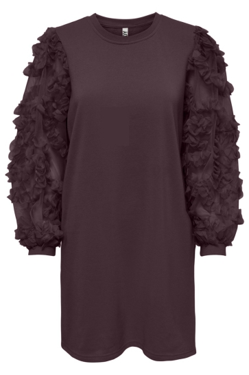 Jacqueline de Yong JDYFAIRVIEW L/S SWEAT DRESS JRS 15247384 Winetasting