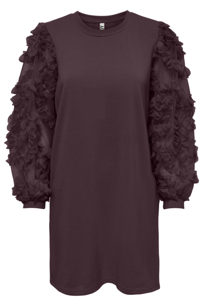Jacqueline de Yong bordeaux dames jurk | Vooraanzicht