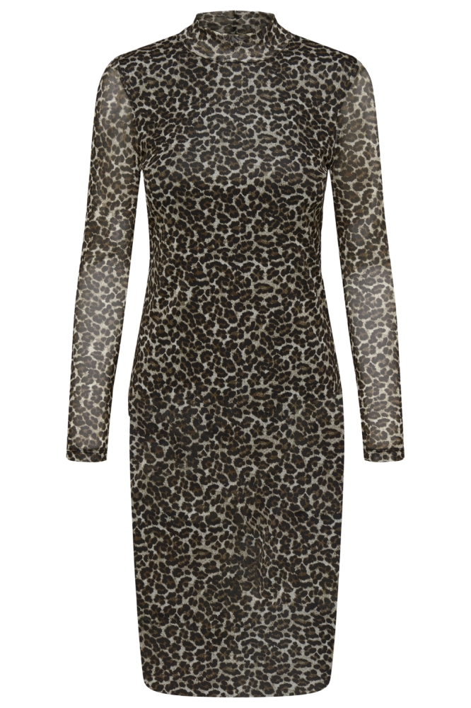 Only beige dames jurk | Vooraanzicht