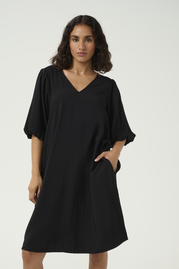 Kaffe Jurk KAGABBY DRESS 10509764 100121 BLACK DEEP