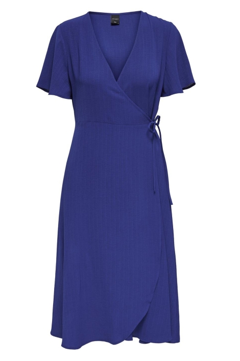 Only onlcali life s/s midi wrap dress wv