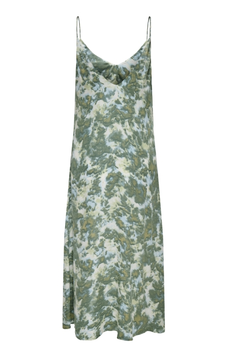 Only groene dames jurk | Achteraanzicht