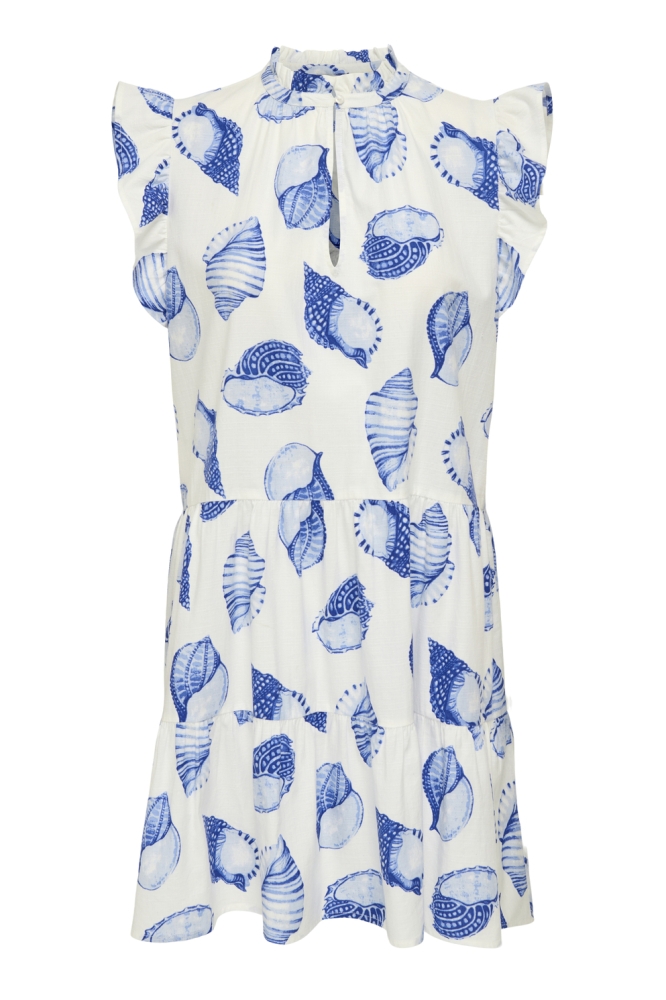 Only witte dames jurk | Vooraanzicht