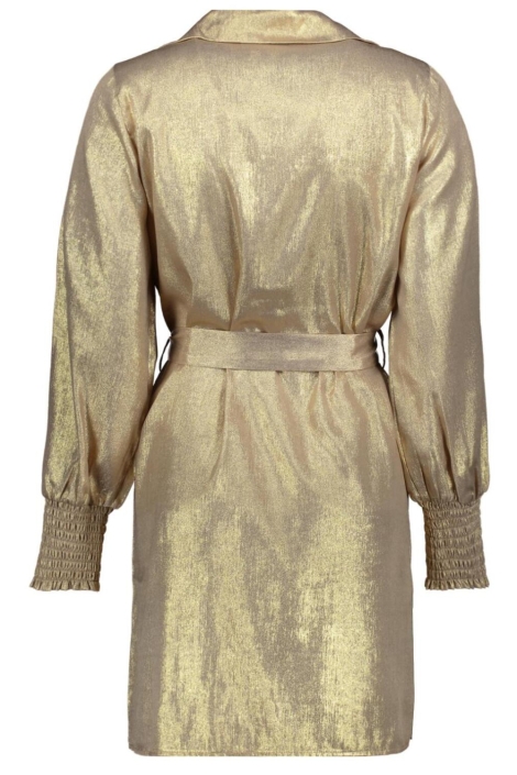 Vero Moda gouden dames jurk | Achteraanzicht
