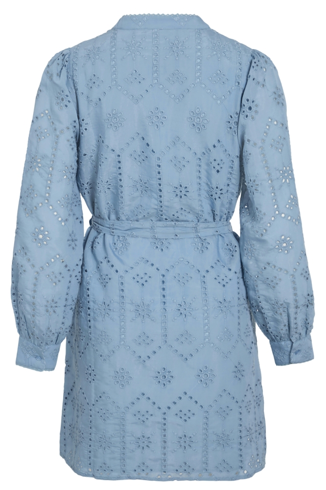 VISINE L/S SHORT DRESS 14106078 BLISSFUL BLUE