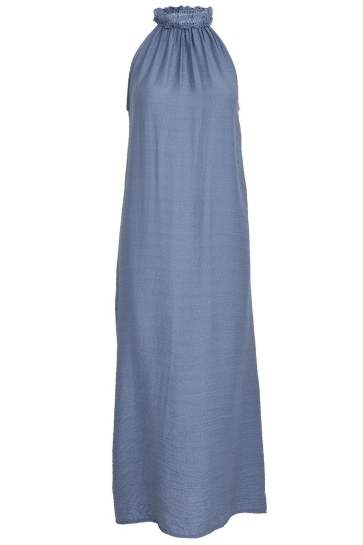 Peppercorn Jurk HELEN HALTERNECK DRESS PC8316 1039 FADED DENIM