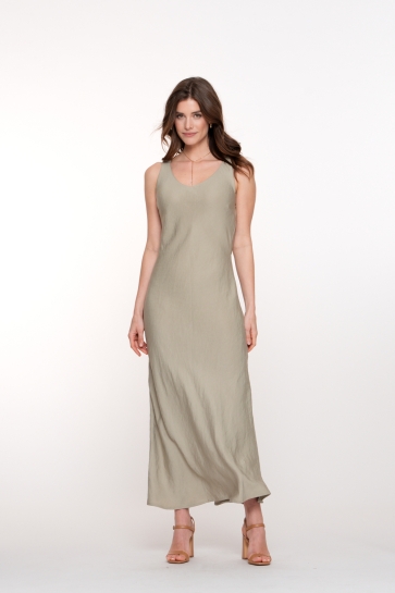 Geisha Jurk JURK MET ELASTISCHE SCHOUDERBANDEN 57344 20 KHAKI