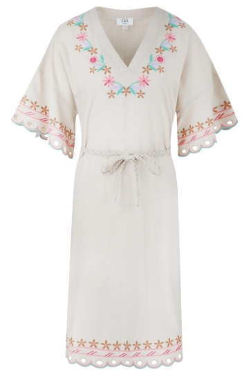 C&S The Label Jurk ALMADA DRESS 25ZFBC09 014 SAND