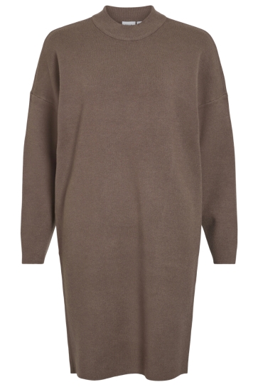 Vila VICASSIE L/S O-NECK SHORT DRESS 14110115 FALCON