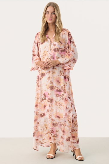 Part Two Jurk BERITPW DR 30307831 303767 PINK NECTAR SCATTERED FLO