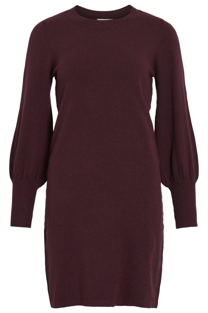 Vila bordeaux dames jurk | Vooraanzicht