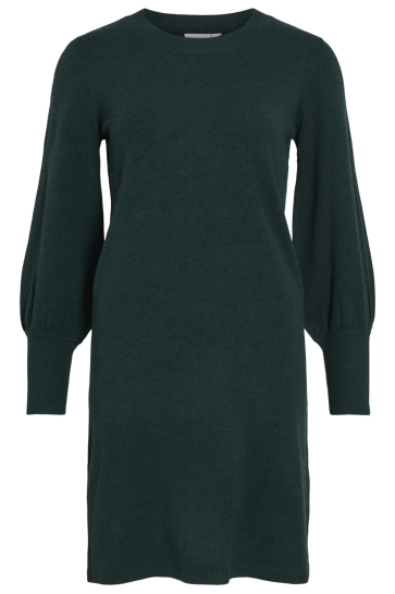 Vila Jurk VIKERRY O-NECK KNIT DRESS - NOOS 14110188 PONDEROSA PINE
