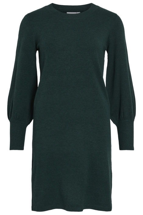 Vila groene dames jurk | Vooraanzicht