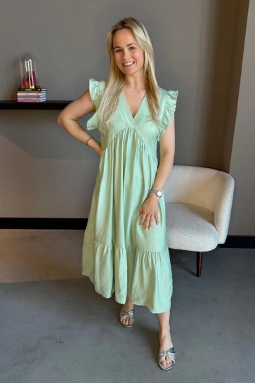 Typical Jill Jurk FRANCA DRESS 10848 GREEN