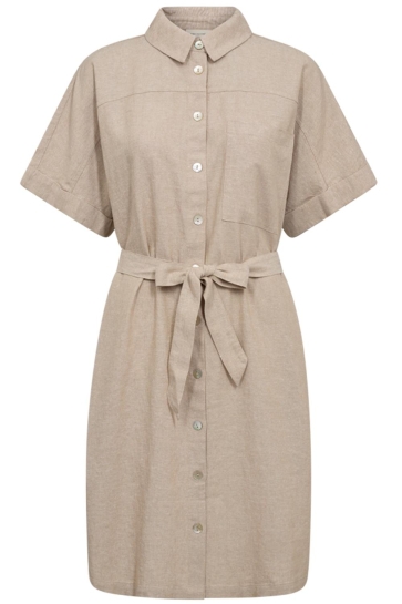 Freequent Jurk FQLAVA SHIRTDRESS 205917 SAND MELANGE