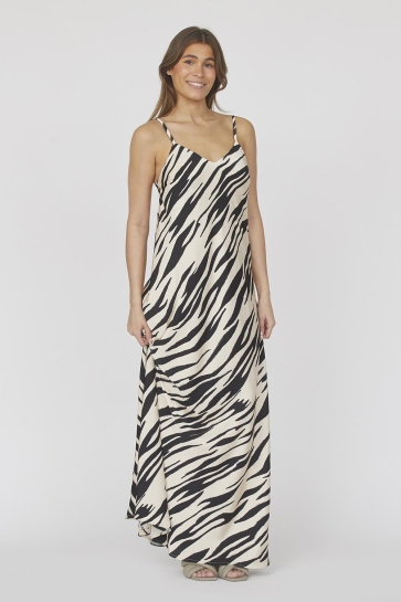 SisterS point Jurk NOMA DR1 17654 CREAM/BLACK