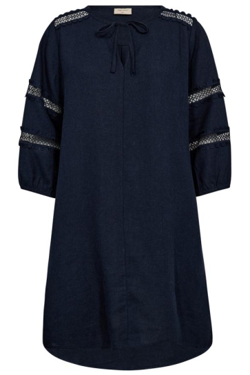 Freequent Jurk FQLALUNA DRESS 205694 NAVY BLAZER
