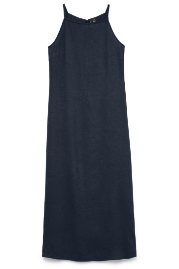 Vero Moda Jurk VMMATHILDA ALVA SL ANKLE DRESS NOOS 10341472 Navy Blazer