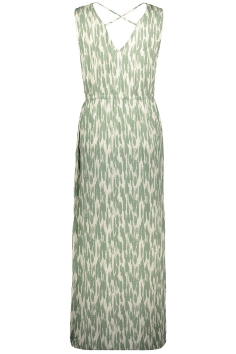 Vero Moda groene dames jurk | Achteraanzicht