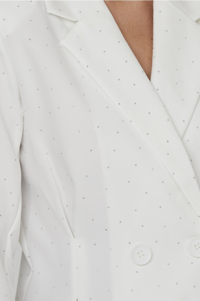 SisterS point witte dames jurk | Close up