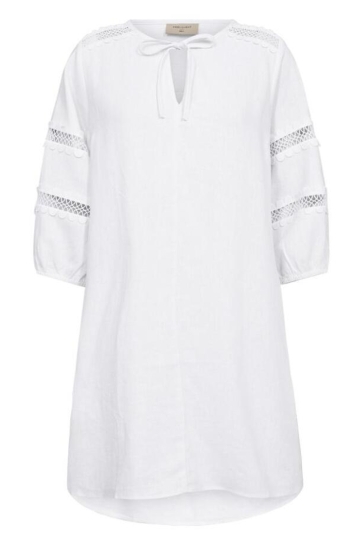 Freequent Jurk FQLALUNA DRESS 205694 BRILLIANT WHITE