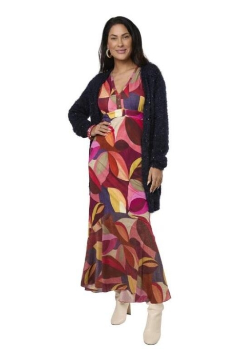 Tessa Koops multi color dames jurk | Model