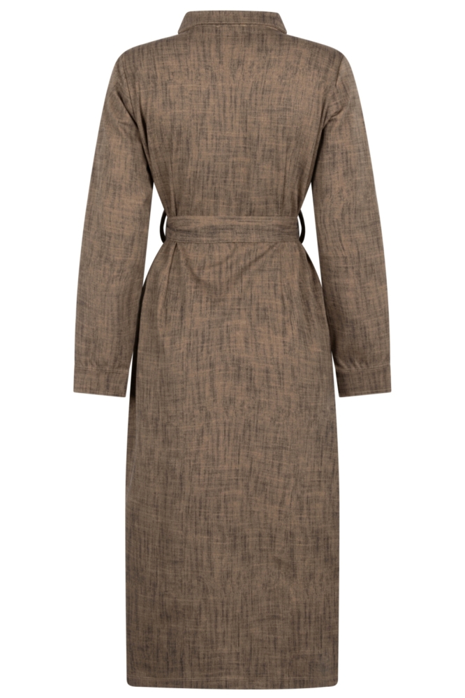 Zoso camel dames jurk | Achteraanzicht