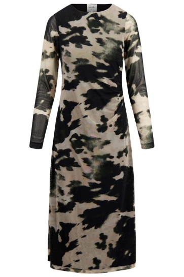Zusss Jurk MESH JURK MET PRINT 0301 123 7000 MULTICOLOR