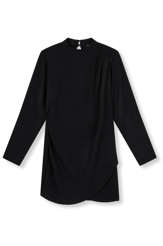 Refined Department zwarte dames jurk | Vooraanzicht