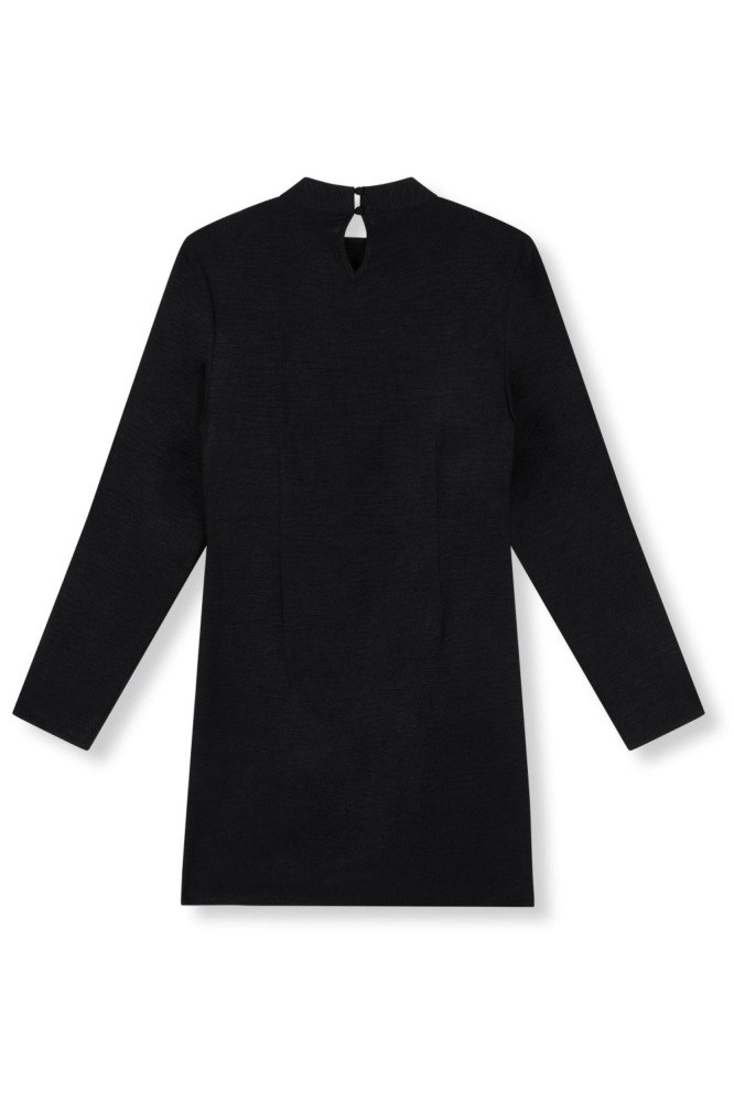 Refined Department zwarte dames jurk | Achteraanzicht