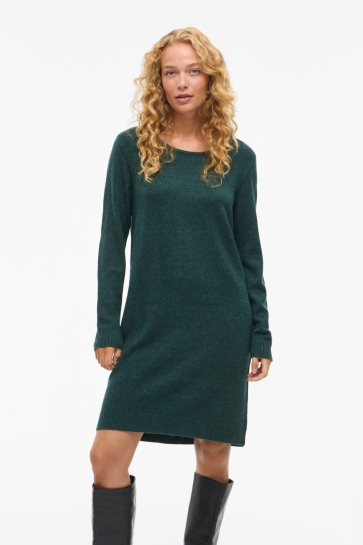 Vila VIRIL L/S KNIT DRESS - NOOS 14042768 Ponderosa Pine