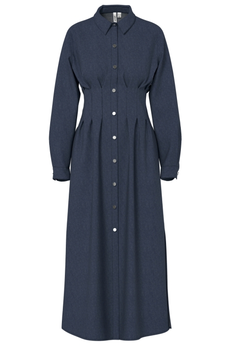 Hype Drop blauwe dames jurk | Vooraanzicht