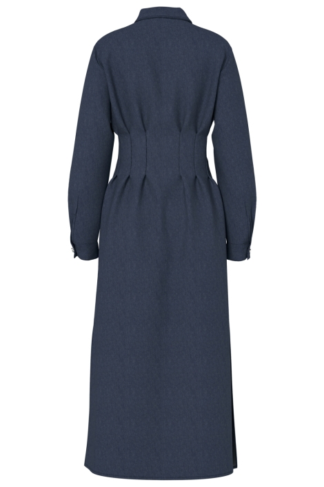 Hype Drop blauwe dames jurk | Achteraanzicht