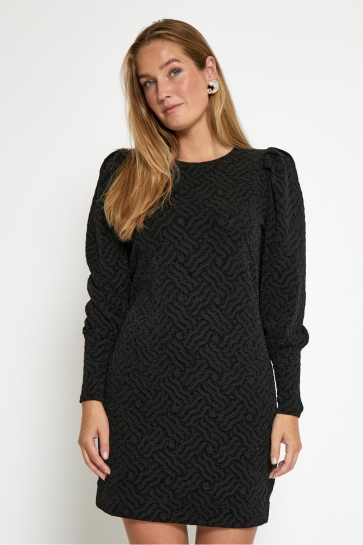 Peppercorn LIA ANISSA DRESS PC8578 9000J BLACK JACQUARD