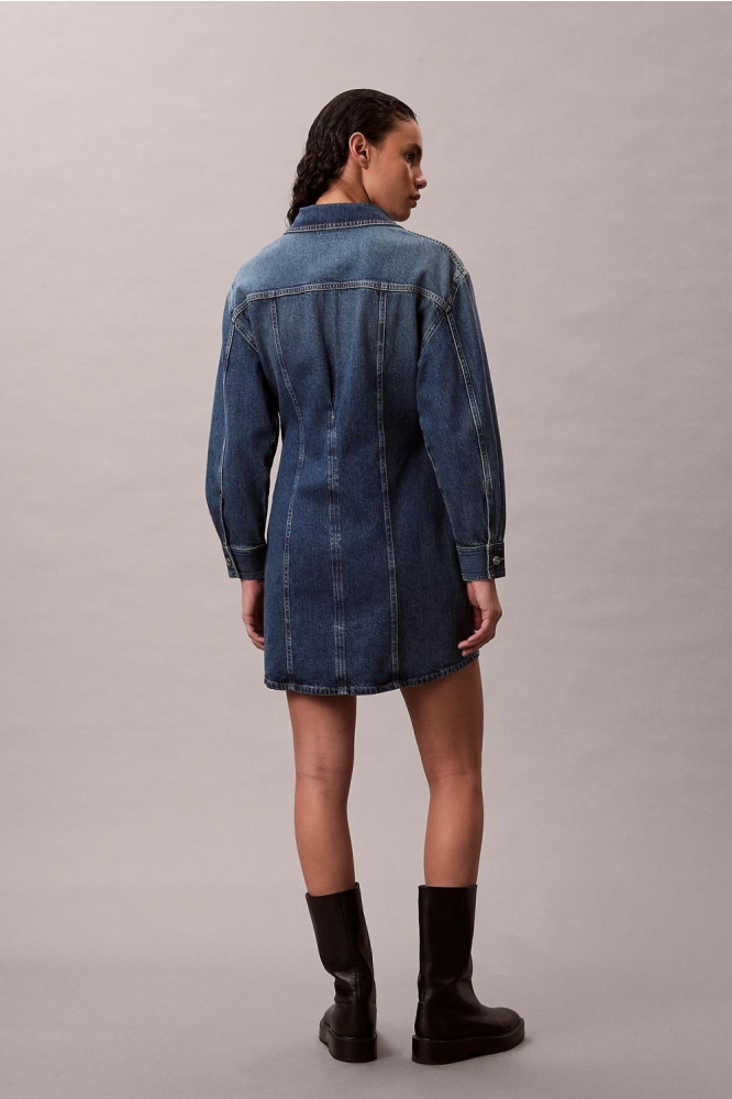 Calvin Klein blauwe dames jurk | Model