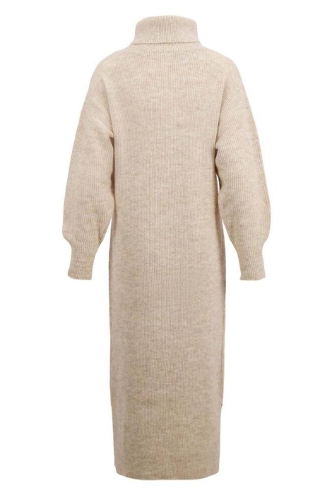 Zusss beige dames jurk | Achteraanzicht