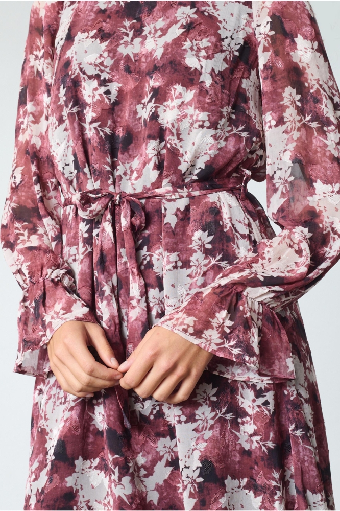 SisterS point roze dames jurk | Close up