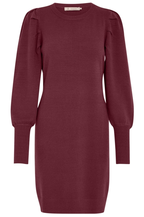 Peppercorn bordeaux dames jurk | Vooraanzicht