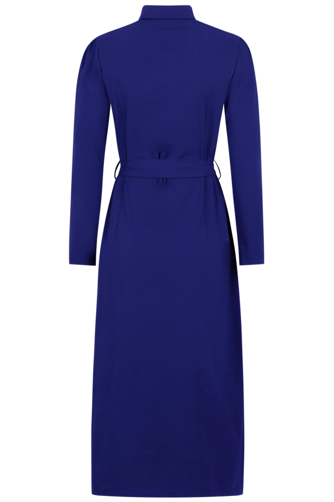 Zoso blauwe dames jurk | Achteraanzicht