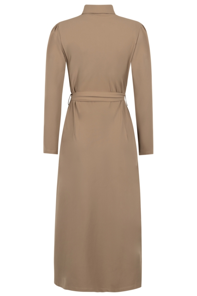 Zoso camel dames jurk | Achteraanzicht