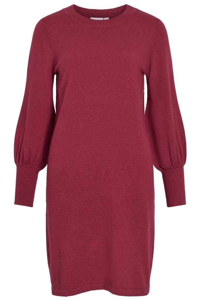 Vila bordeaux dames jurk | Vooraanzicht