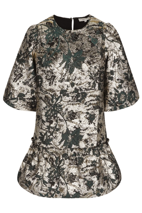 LolaLiza groene dames jurk | Model vooraanzicht