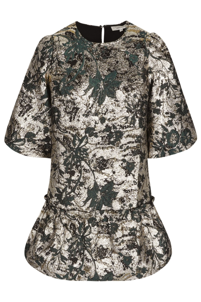 LolaLiza groene dames jurk | Model vooraanzicht