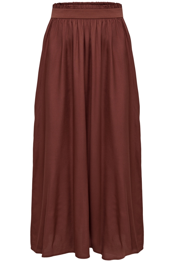 ONLVENEDIG PAPERBAG LONG SKIRT WVN 15164606 Henna