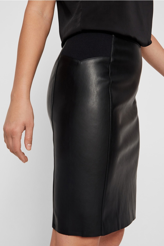 VMBUTTERSIA HW COATED SKIRT NOOS 10218187 Black
